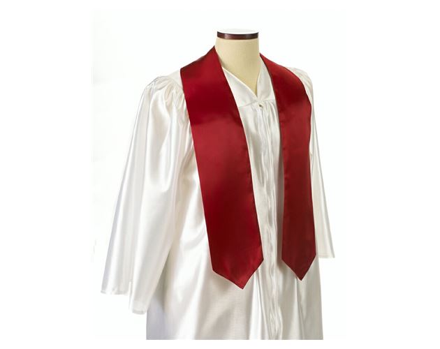 Red Graduation Sash - 5"x60"