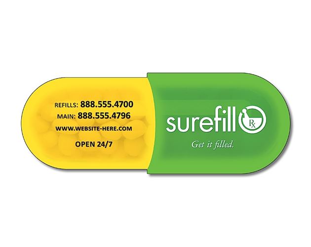 Magnet - Pill Capsule Shape (1.875x5.125) - 20 Mil.