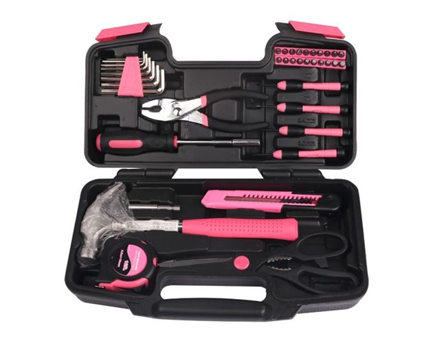 All Purpose Household Pink Tool Kit
