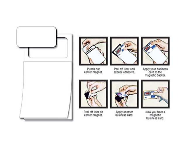 Magnetic Scratch Pad / Notepad (MBC) - Plain White Sheet (50 Sheet)