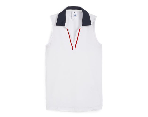 PUMA® Golf X Volition Women's Coast Piped Sleeveless Polo