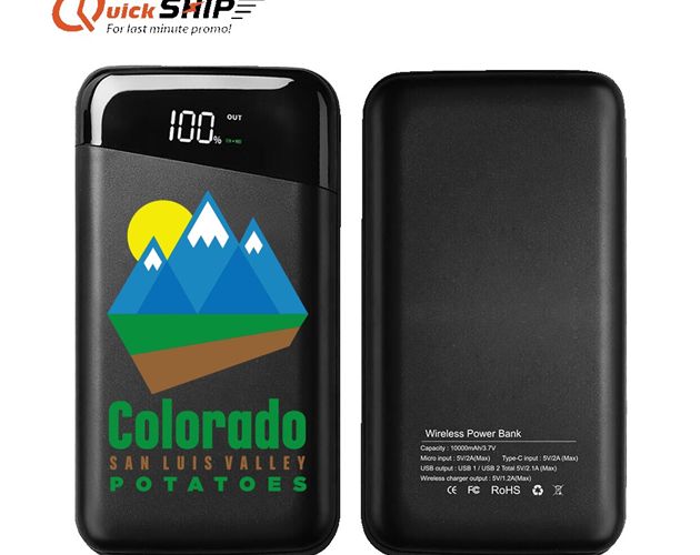 Richmond 10,000mAh Wireless Power Bank-10000mAh