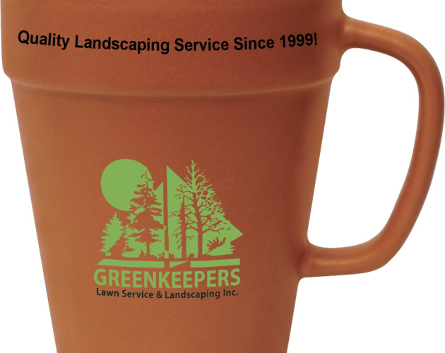 14 Oz. Terra Cotta Flower Pot Mug