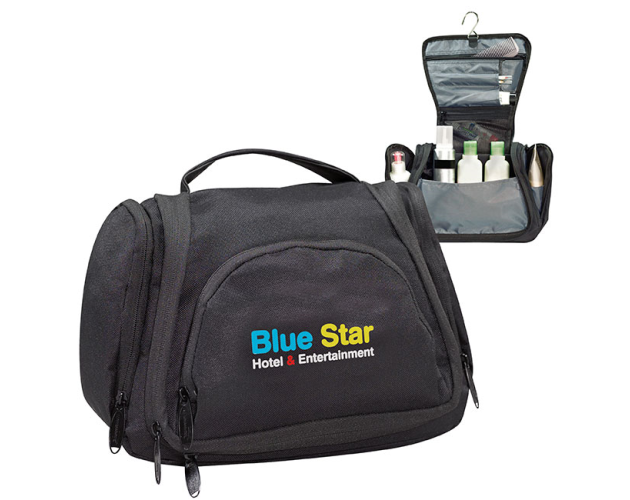 Hanging Toiletry Bag w/ Multiple Zipper Pocket
