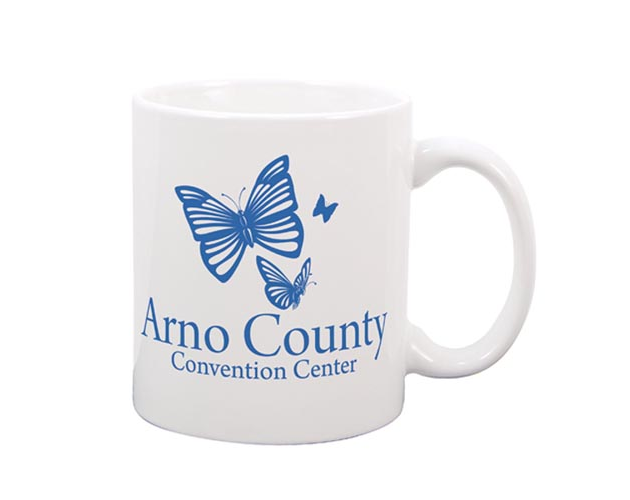 11 oz. White Ceramic Mug