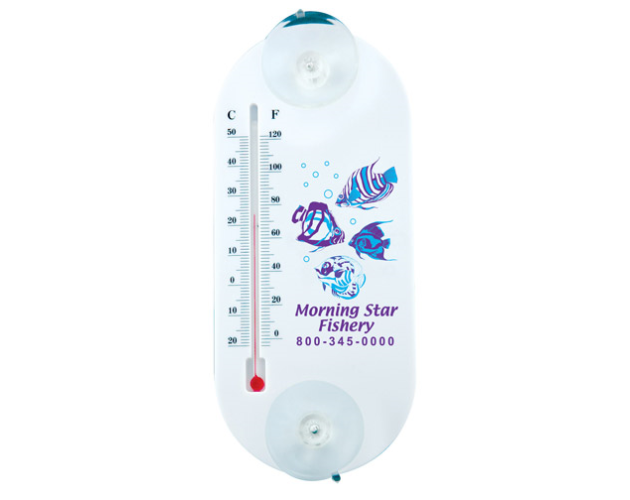 Large - Acrylic Oval Temperature Gauge