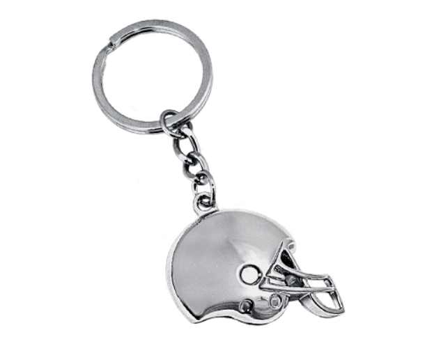 Football Helmet Metal Key Chain