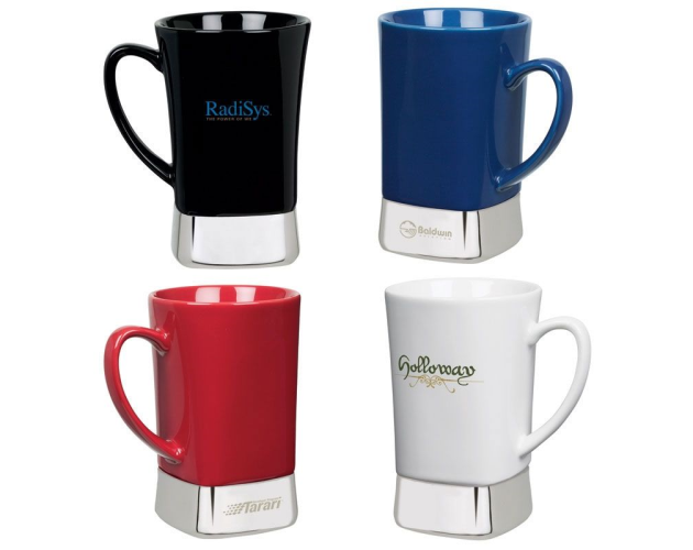 12 oz. Ceramic & Stainless Steel Mug