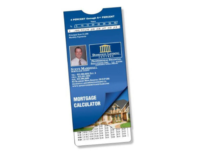 Mortgage Payment Slide Calculator