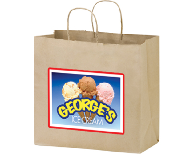 Full Color Kraft Carry Out
