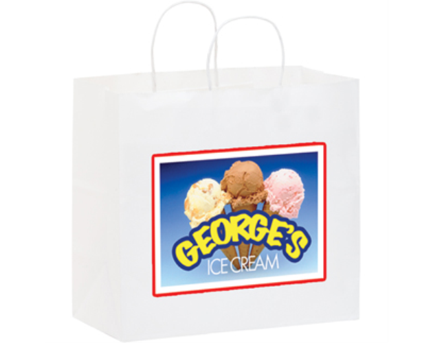 Full Color White Carry Out