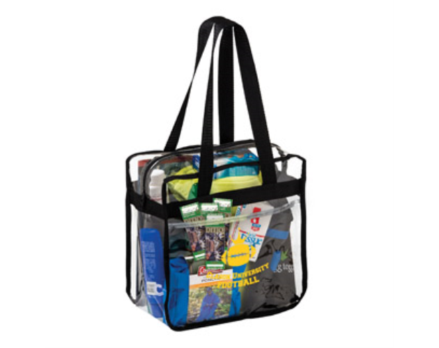 Clear Stadium Zipper Tote