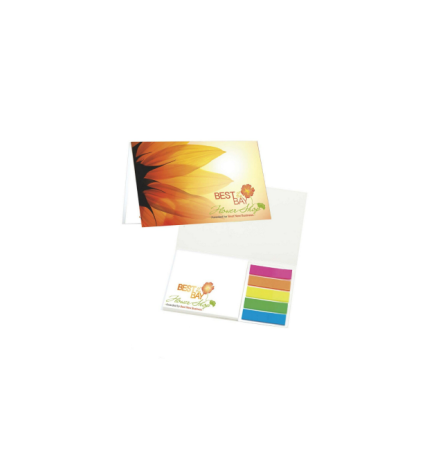 BIC Mylar Flag and Notepad Booklet