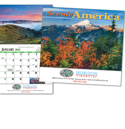 Scenic America Miniatureline Calendar