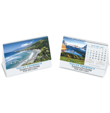 Scenic Desk Calendar