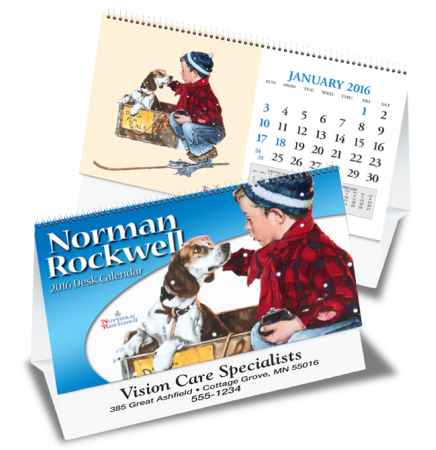 Rockwell Desk Tent Calendar