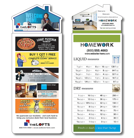 Magna-Card w/ House Shape Magnet