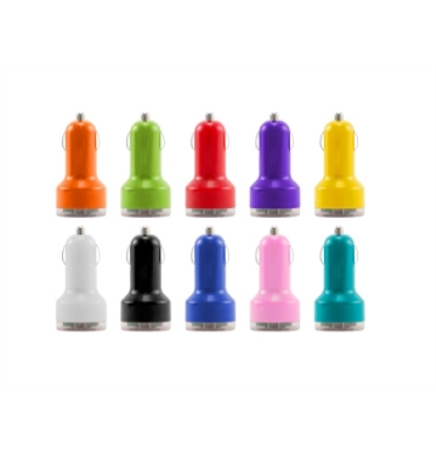 Compact USB Car Charger - 2 Ports