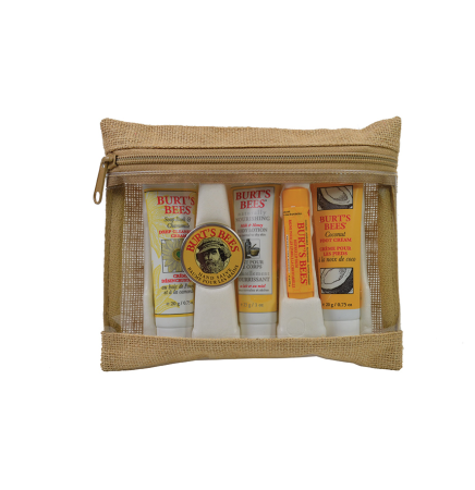 Jute Envelope Burt's Bees Essential Kit