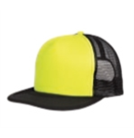 Flat Bill Snapback Trucker Cap
