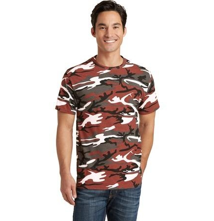 Port & Company 5.4 Oz. 100% Cotton Camo Tee