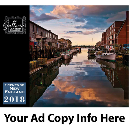 Scenes of New England Wall Calendar