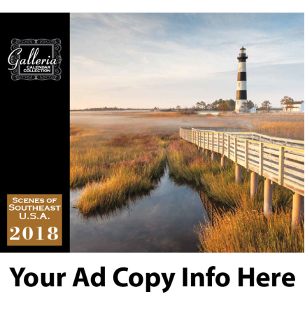 Scenes of Southeast USA Wall Calendar