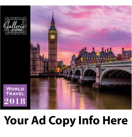 World Travel Wall Calendar