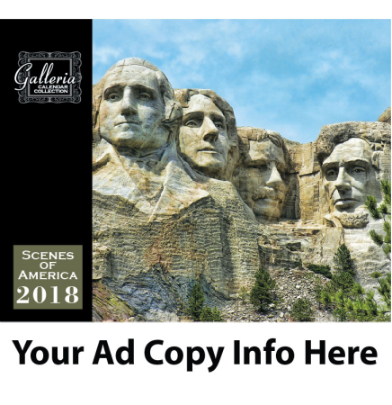 Scenes of America  Wall Calendar