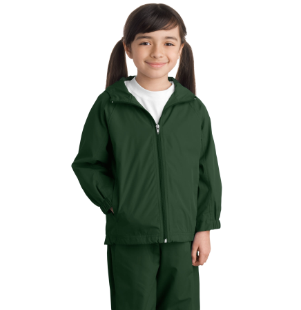 Youth Hooded Raglan Jacket