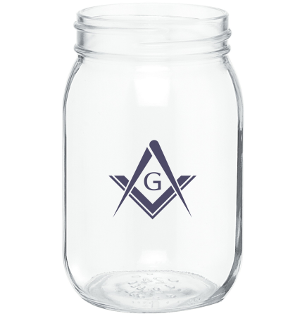 16 Oz. Mason Drinking Jar