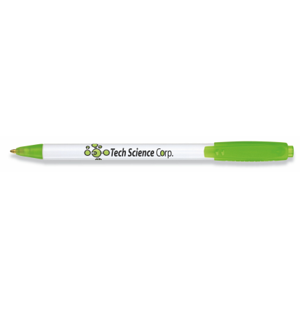 Paper Mate Sport Retractable White Barrel Ball Pen w/ 11 Trim Color