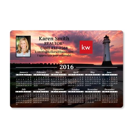 Lighthouse Calendar Magnet