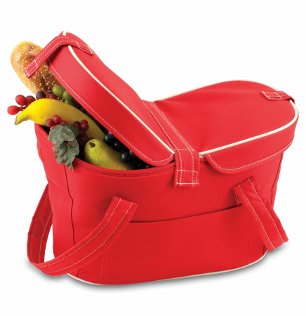 Mercado Double Lid Picnic Basket & Cooler Tote