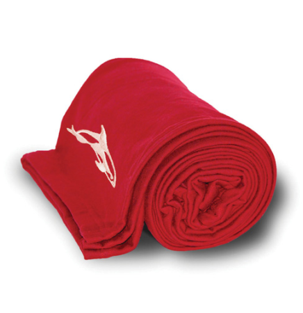 Embroidered Jersey Cotton Blanket
