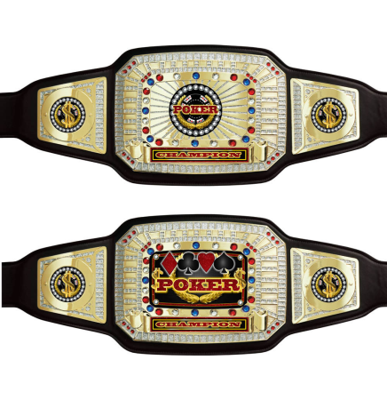 Championship Award Belt- Poker/Gaming
