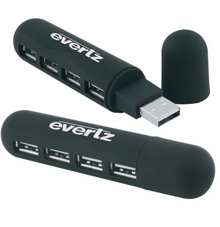 Pocket-Sized 4-Port Hub