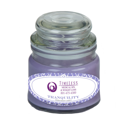 Candle in 4 Oz Apothecary Jar