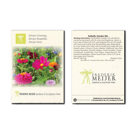 Butterfly Mix Flower Seed Packet