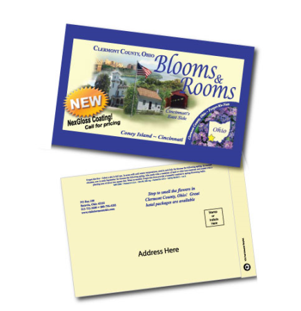 Postcard Size Custom Seed Packet