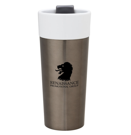 16 oz. Ceramic & Stainless Steel Tumbler