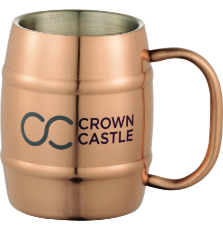 Moscow Mule Barrel Mug 14 Oz.
