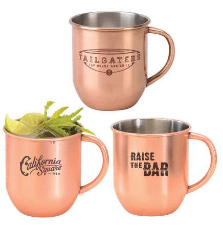 Mosconi Copper Plated Moscow Mule Mug