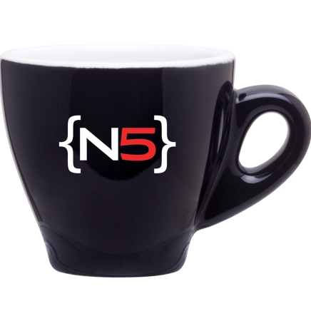 3 Oz. Black Demi Mug