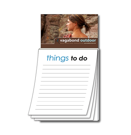 Magna-Pad Stock Business Card Magnet Note Pad w/ 50 "Things To Do" Sheet