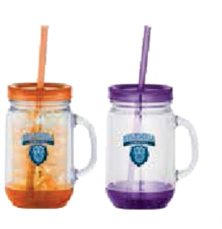 20 Oz. Game Day Double-Wall Mason Jar