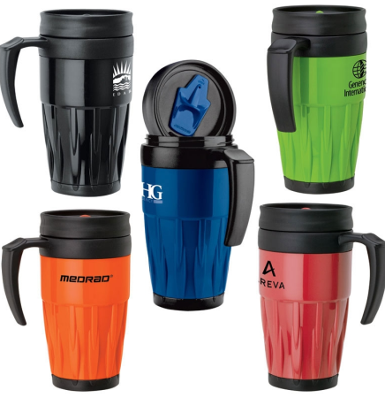 14 oz. Colored Travel PP Mug