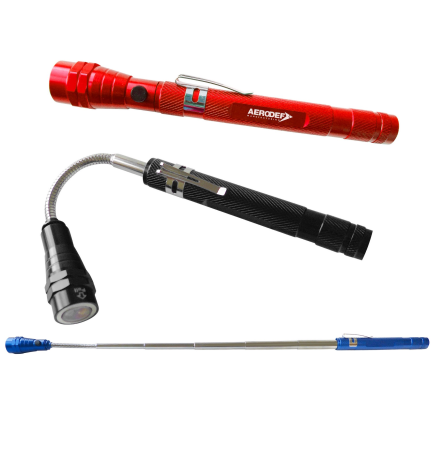3 LED Telescopic Flashlight