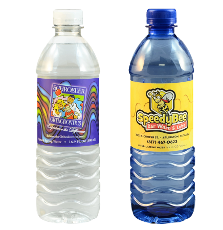 16.9 Oz Custom Label Bottled Water