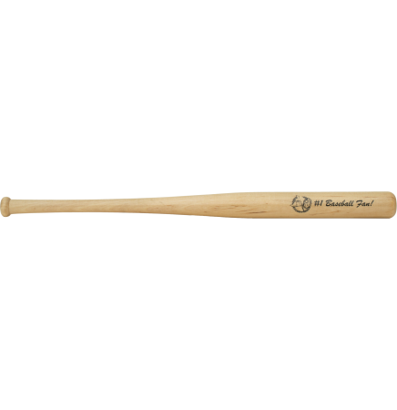 18" Mini Wood Baseball Bat